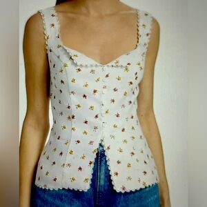 Reformation Viola Floral Linen Top/ Blouse😍
New with tags
Size 6
Retails $168